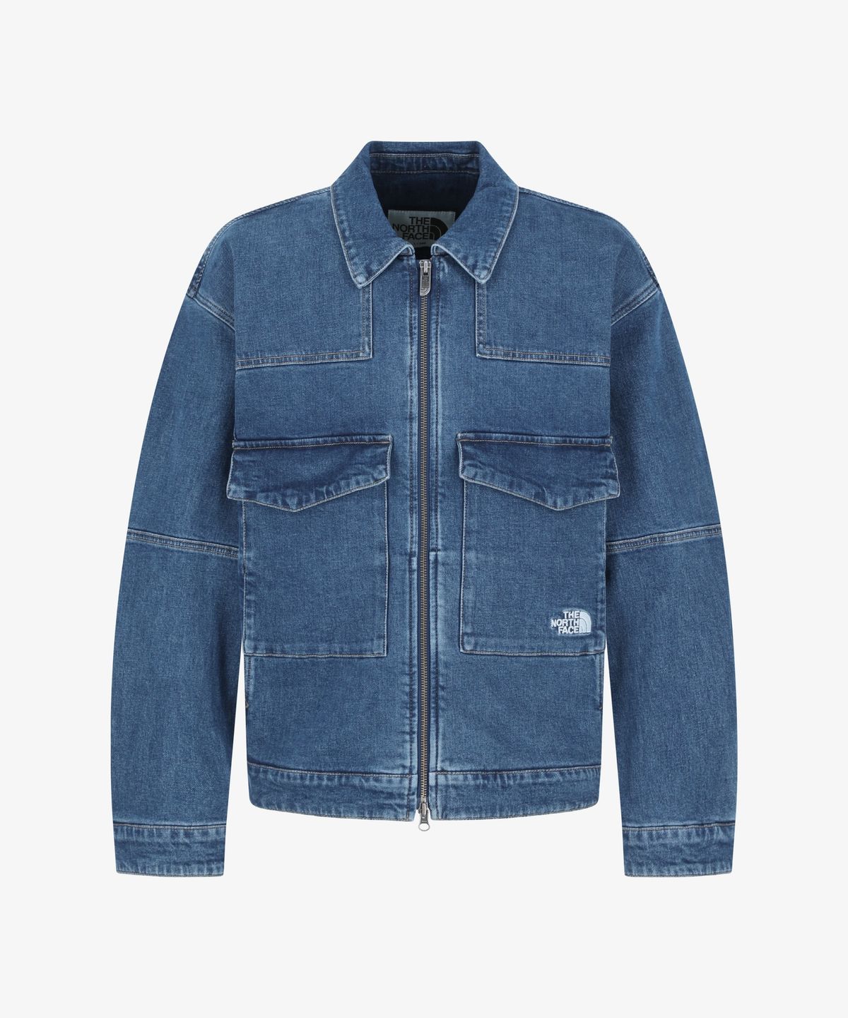 노스페이스(THE NORTH FACE) NJ3BR53K 데님 트러커 자켓 LIGHT_BLUE