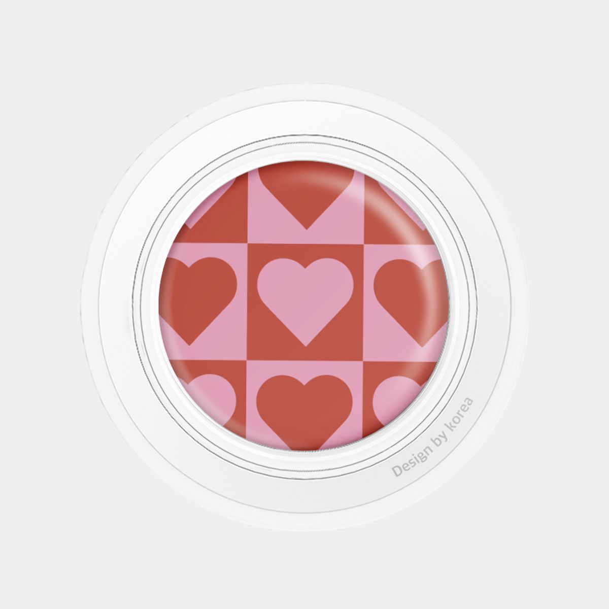 더나인몰(THE NINEMALL) [맥세이프 에폭시톡] heart checkerboard