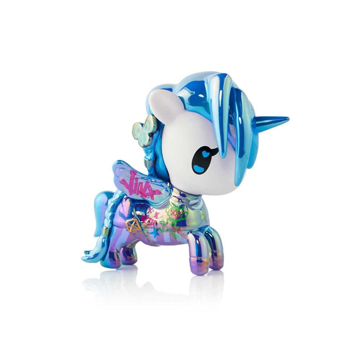 라이엇 스토어(RIOT STORE) tokidoki x 아케인 Unicorno 특별 에디션 파란색 아수라장 징크스