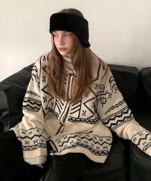 Nordic Toggle Button Knit Cardigan