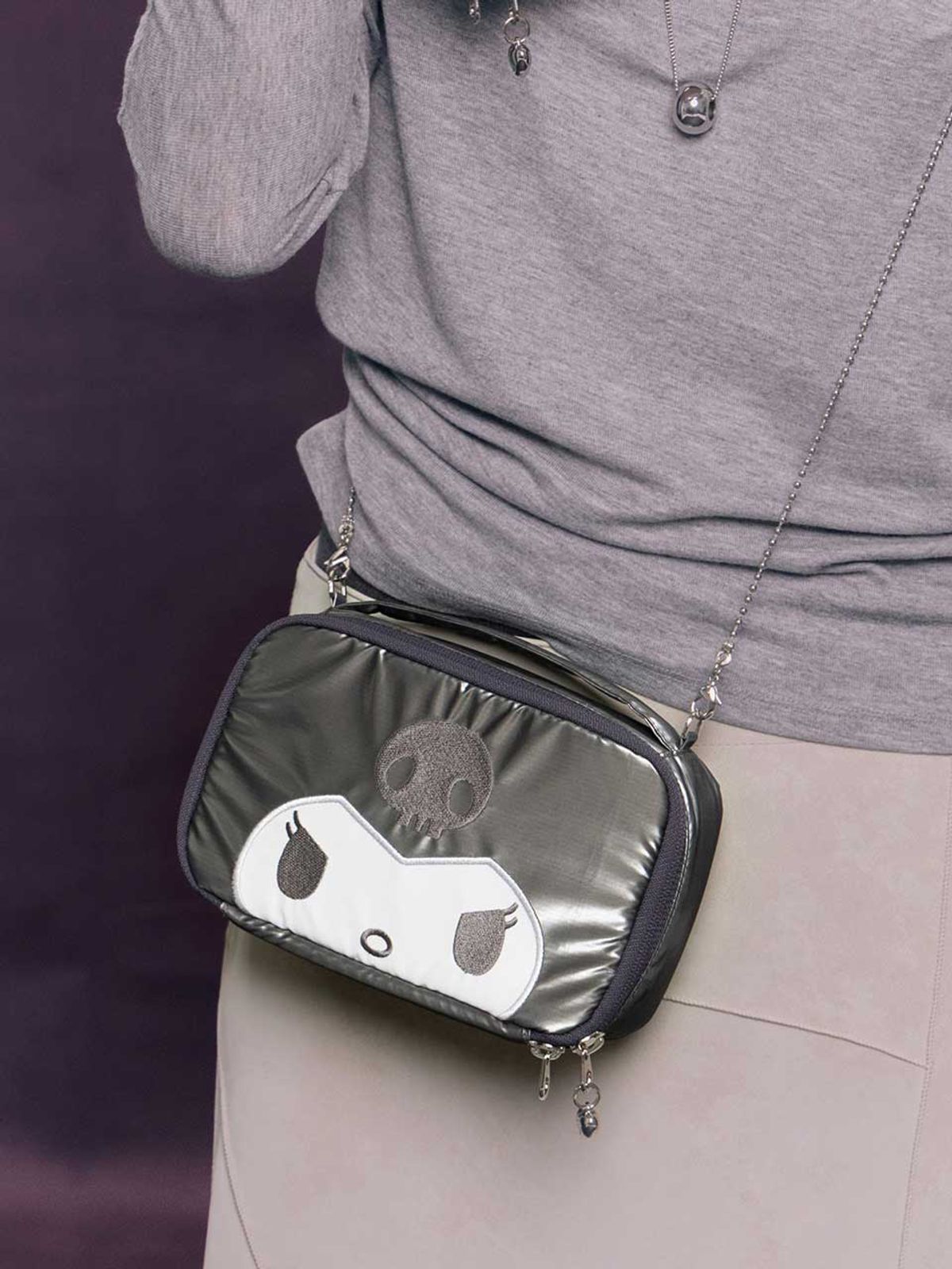 조셉앤스테이시(JOSEPH&STACEY) Cosmetics Pouch Kuromi Charcoal