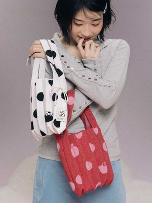 Lucky Pleats Knit S Dot Hello Kitty (ALL)