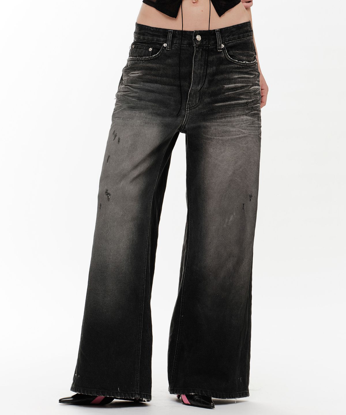 2000아카이브스(2000ARCHIVES) SNYDER WIDE DENIM (DARK BLUE)