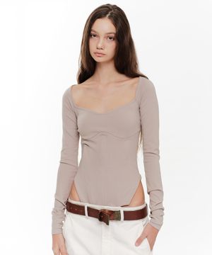 EL CORSET TOP (MOCHA)