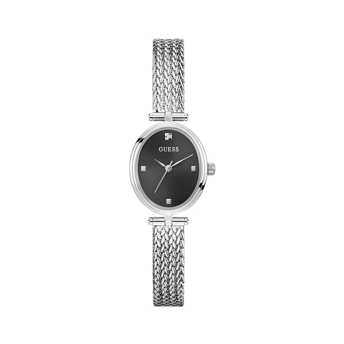 게스 시계(GUESS WATCH) 실버 블랙 루비 (GW0935L1) 여성시계