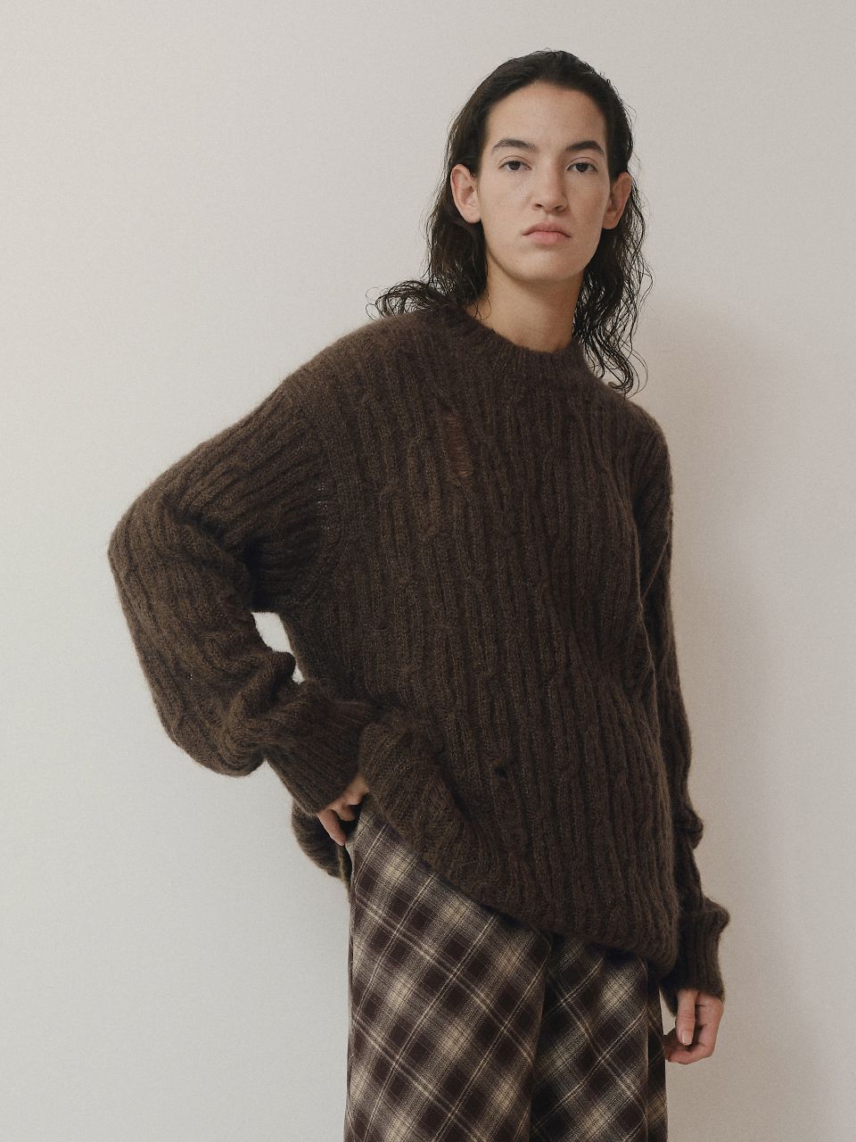 CABLE KNIT | No.1 K-fashion Store MUSINSA