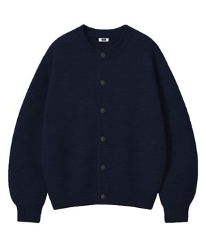 [Unisex] RÉSERVE BUTTON OVER FIT CARDIGAN [NAVY]