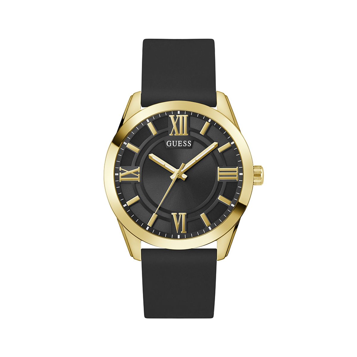 게스 시계(GUESS WATCH) 블랙 골드 엘리엇 (GW0894G2) 남성시계