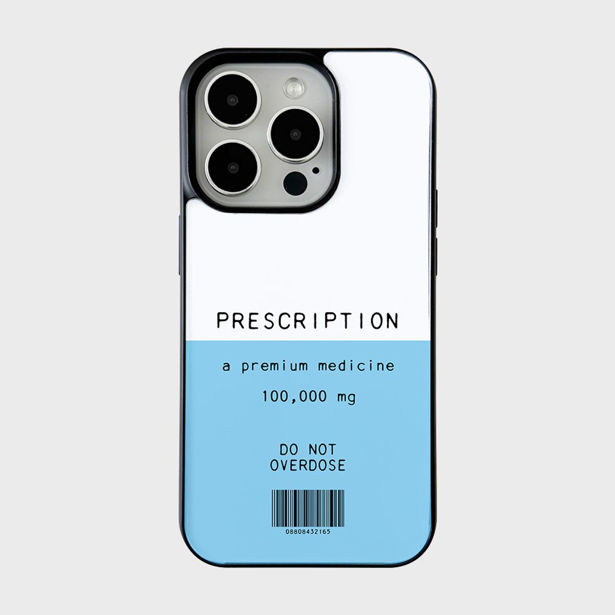 코쿼드(COQUAD) 9C9C 컬러 레터 파스텔 블루 맥세이프 블랙 글로시 케이스_메디슨파스텔블루