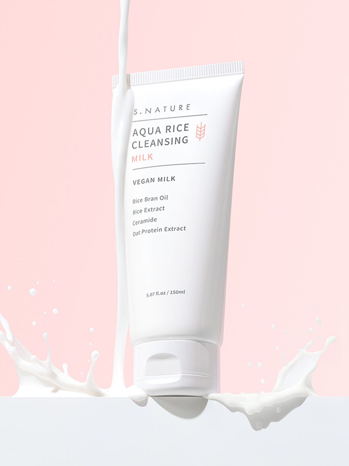 에스네이처(S.NATURE) 아쿠아 라이스 클렌징밀크 150ml