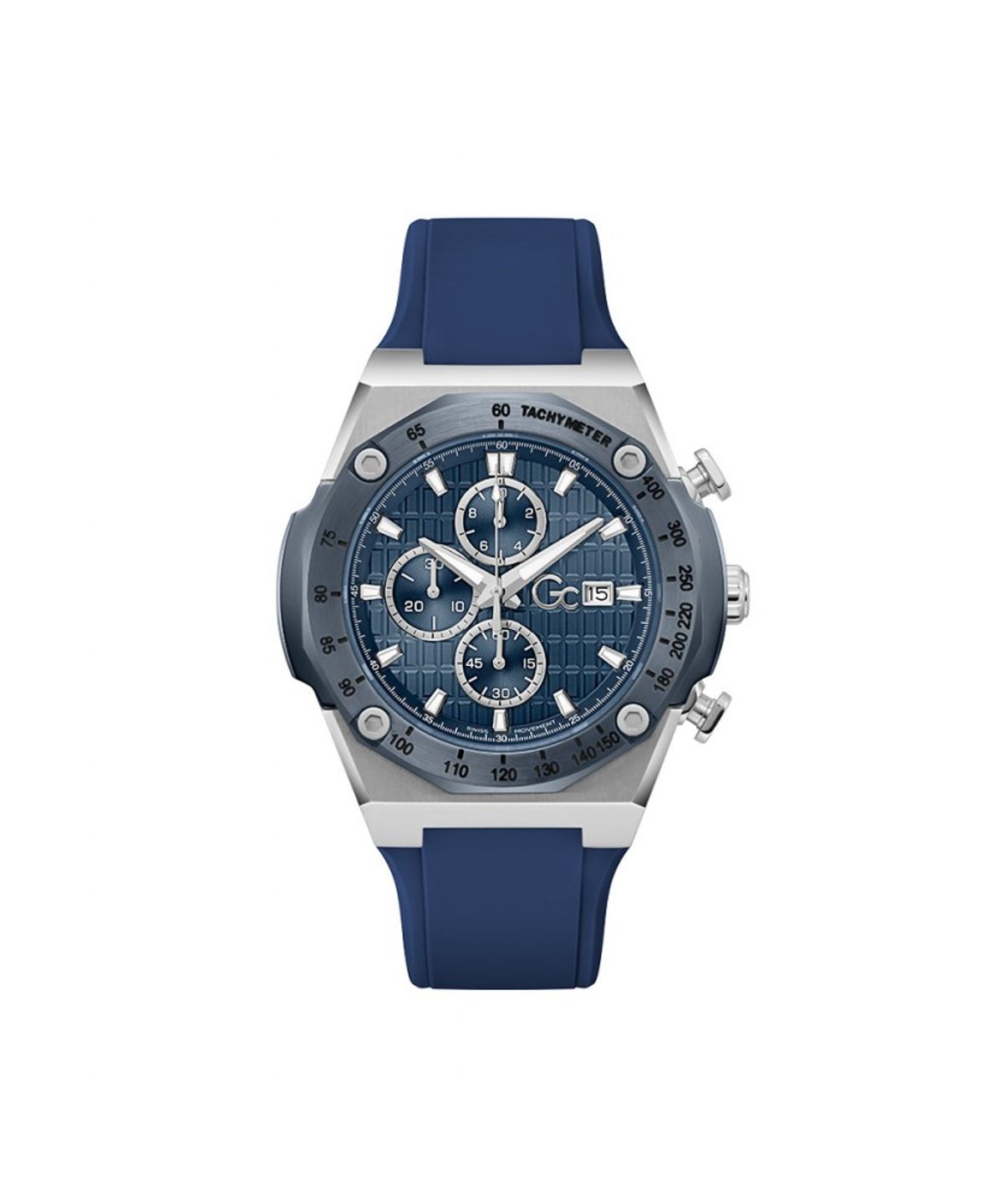 지씨시계(GCWATCH) 블루 아이돌스포츠 실리콘 (Z68003G7) 남성시계