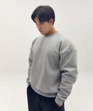 헤비 고중량 이중지 맨투맨