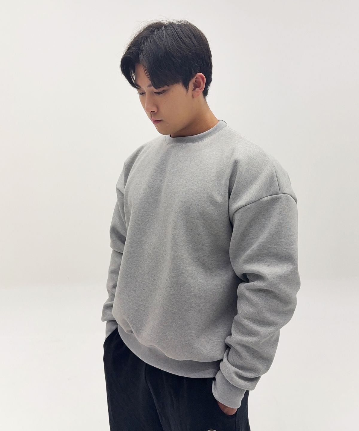 바벨웍스(BARBELLWORKS) 헤비 고중량 이중지 맨투맨