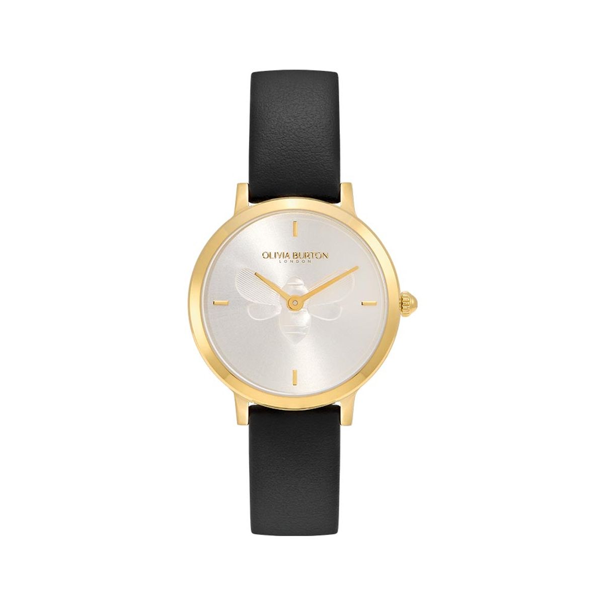 올리비아버튼(OLIVIA BURTON) Ultra Slim Bees Black (24000019) 여성시계