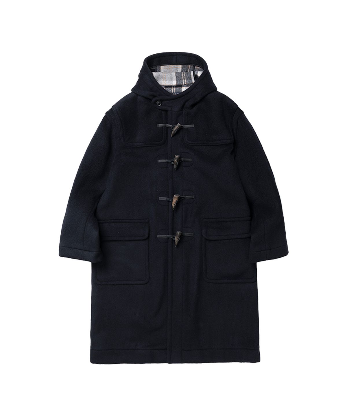 런던트레디션(LONDONTRADITION) Milford Mens Oversize Duffle Coat - Navy SBB 130