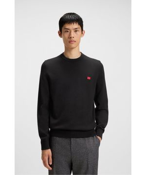 클래식 레드 로고 크루넥 니트 50475083_001