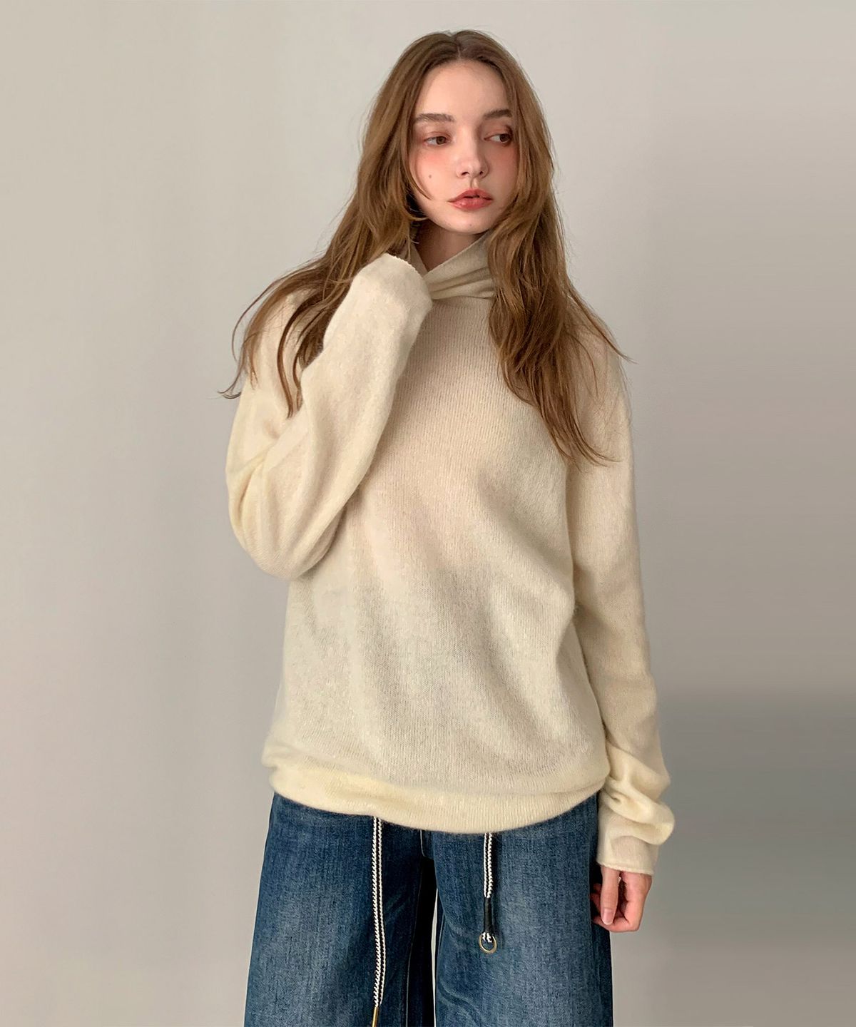 바스카라(VASCARA) Snug Raccoon Turtleneck Knitwear (6colors)