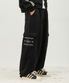 노스타 원턱 벌룬 스웨트 카고팬츠 블랙