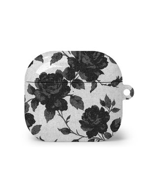 Black Rose Cheongsam AirPods Case