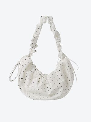 도트 글로시 하프문 숄더백 HPABCFF007