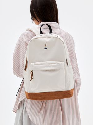 [슈베어] 스웨이드 콤비 라운드 백팩 HPADZFF711