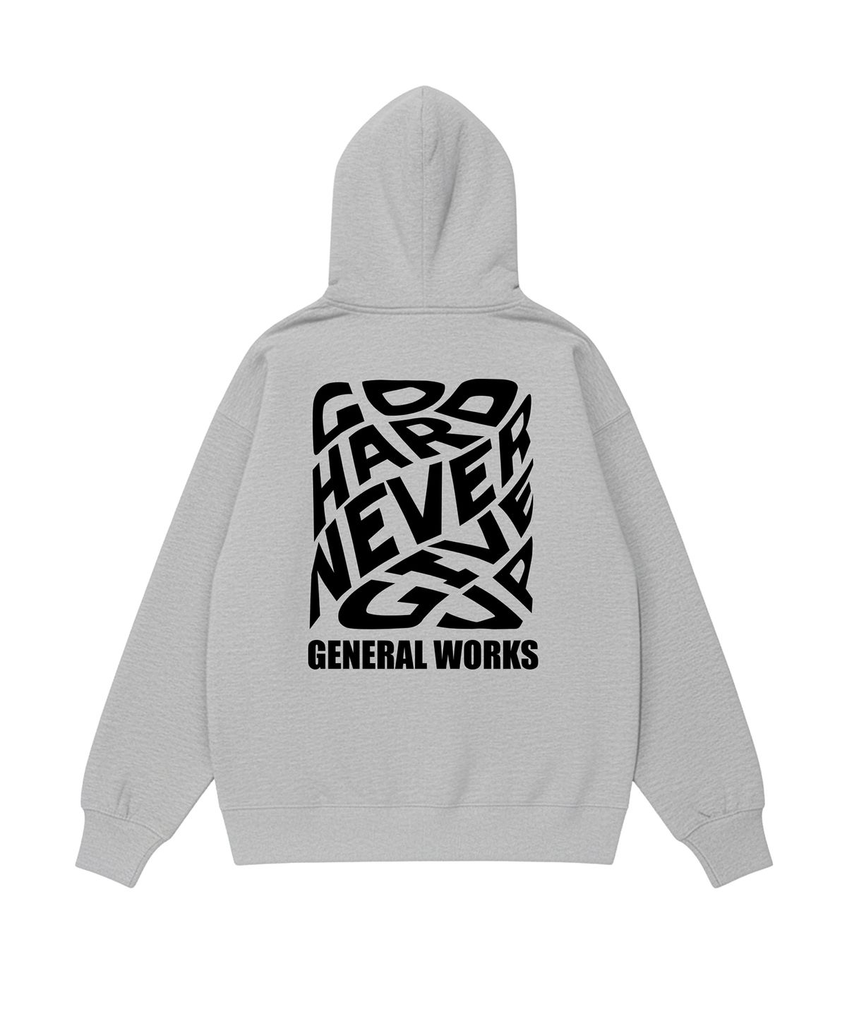 제네럴웍스(GENERAL WORKS) 특양면 그래픽 후드티_3컬러 BFH04
