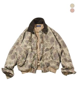 덕 패턴 봄버 자켓 JJK1145