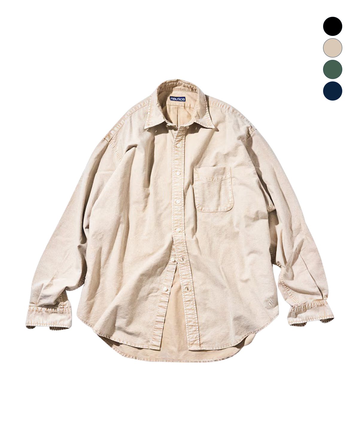 노티카(NAUTICA) 가먼트 다이드 옥스포드 버튼다운 셔츠 JST5405