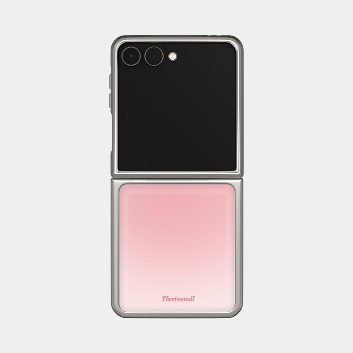 더나인몰(THE NINEMALL) mood shade color Z플립 실버 에폭시 범퍼케이스