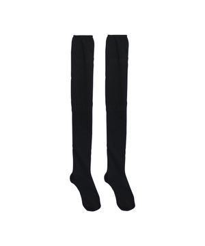 [2EA 1SET]VINTAGE LAYER ZEN OVER SOCKS_BLACK
