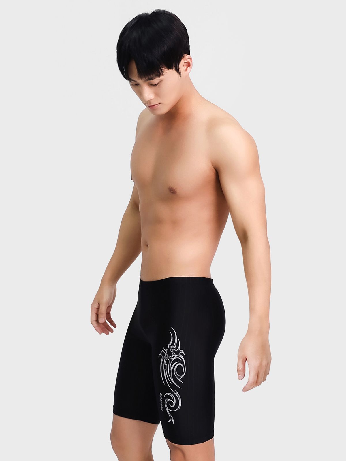 아쿠아티카(AQUATICA) 남성 5부 실내 수영복 BBF02 일반용수경 파우치 코클립 7종세트