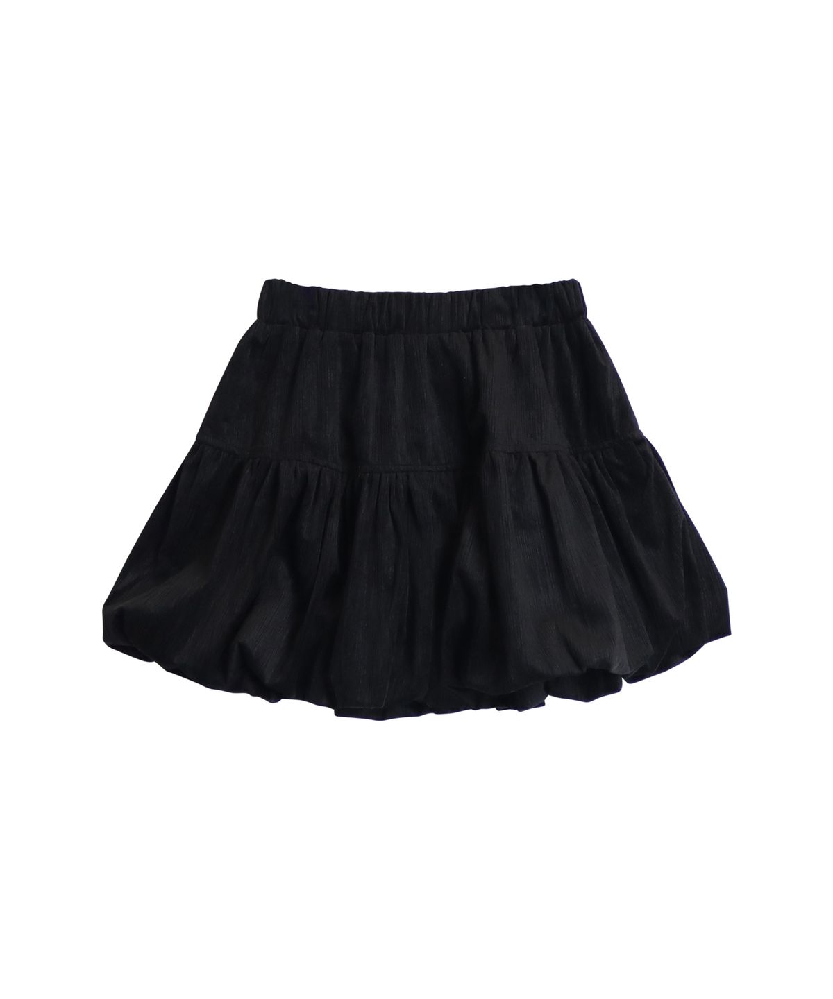 핑크파인애플(PINK PINEAPPLE) BONBON VELVET PUMPKIN SKIRT_BLACK