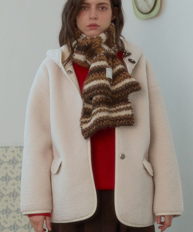 WINTER CLOUD DUMBLE COAT_IVORY