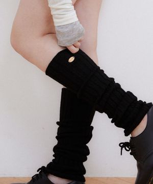 basic pendant leg warmer (F003_black)
