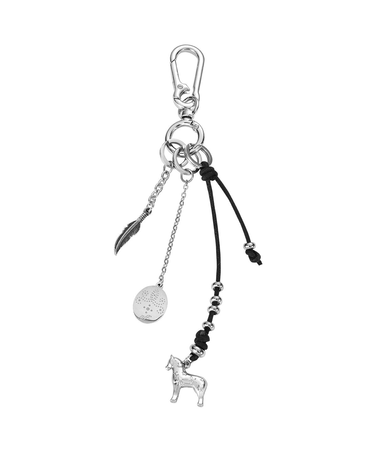 엔프프(NFF) amulet leather keyring-black