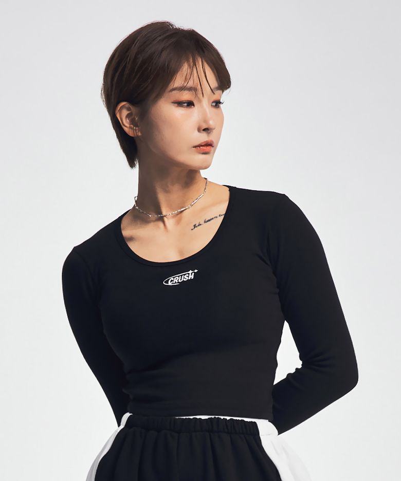 콘투어 유넥 롱 슬리브 블랙