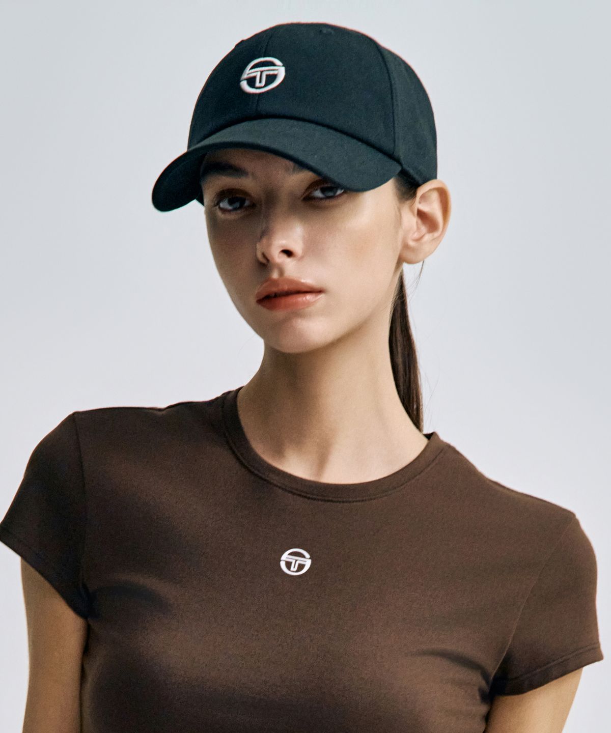 세르지오 타키니(SERGIO TACCHINI) U 에센셜 코튼라이크 볼캡 (Black)