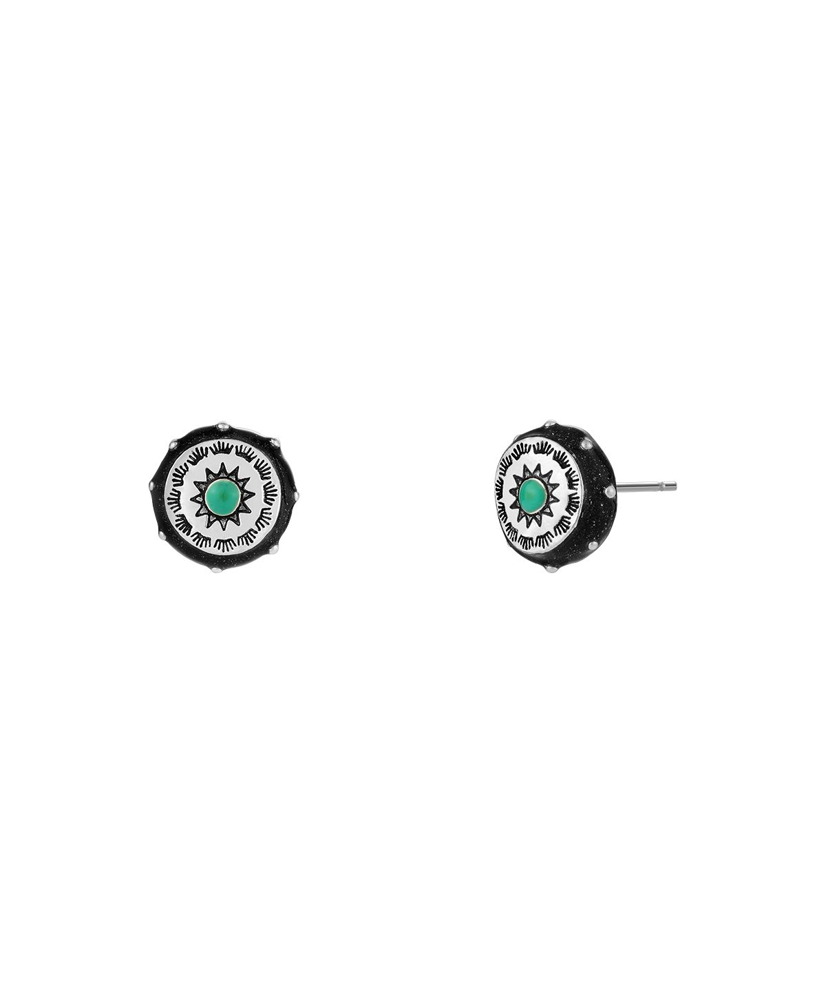 엔프프(NFF) totem round earrings-black