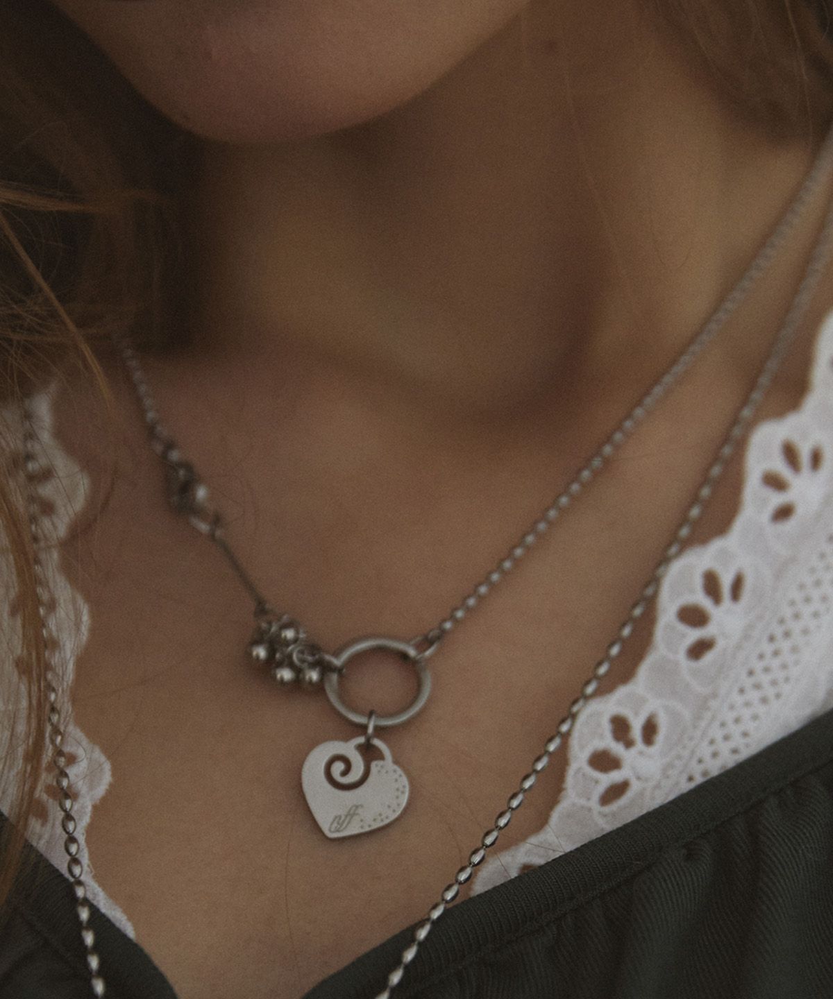 엔프프(NFF) signal necklace-silver