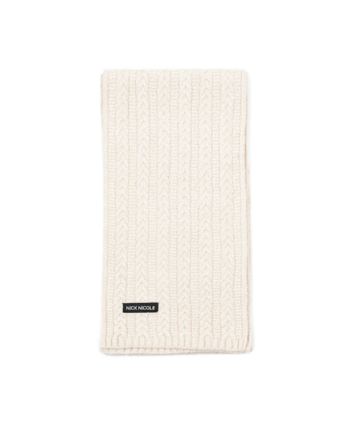 닉앤니콜(NICK&NICOLE) NICOLE CABLE KNIT MUFFLER_CREAM