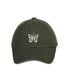 VINTAGE MINI BUTTERFLY BALL CAP_KHAKI CREAM