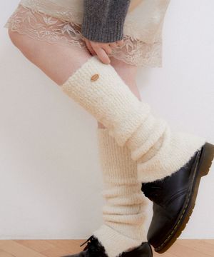 soft cozy leg warmer (F004_ivory)