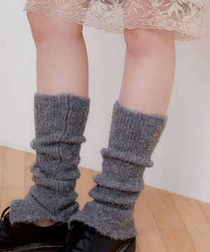 soft cozy leg warmer (F004_charcoal)