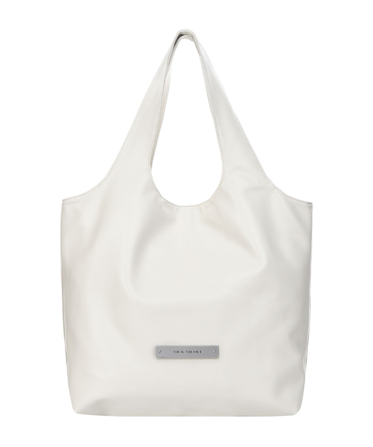닉앤니콜(NICK&NICOLE) CRYSTAL NICOLE BIG SHOPPER BAG_CREAM