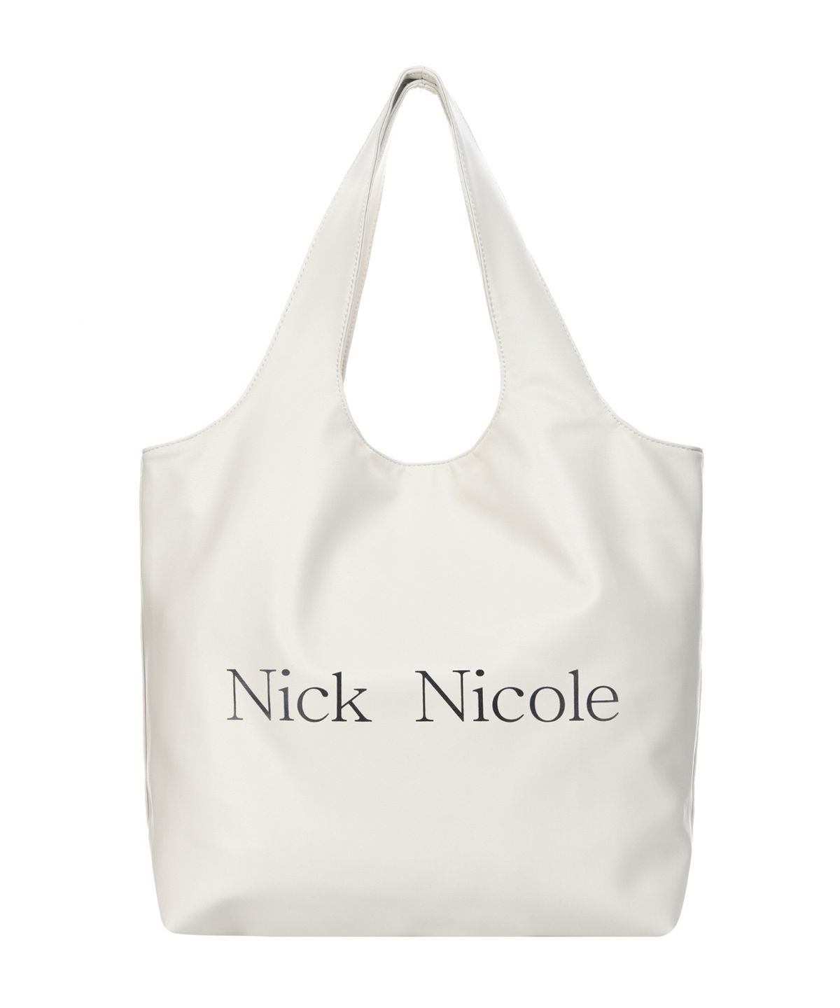 닉앤니콜(NICK&NICOLE) NICOLE BIG SHOPPER BAG_CREAM
