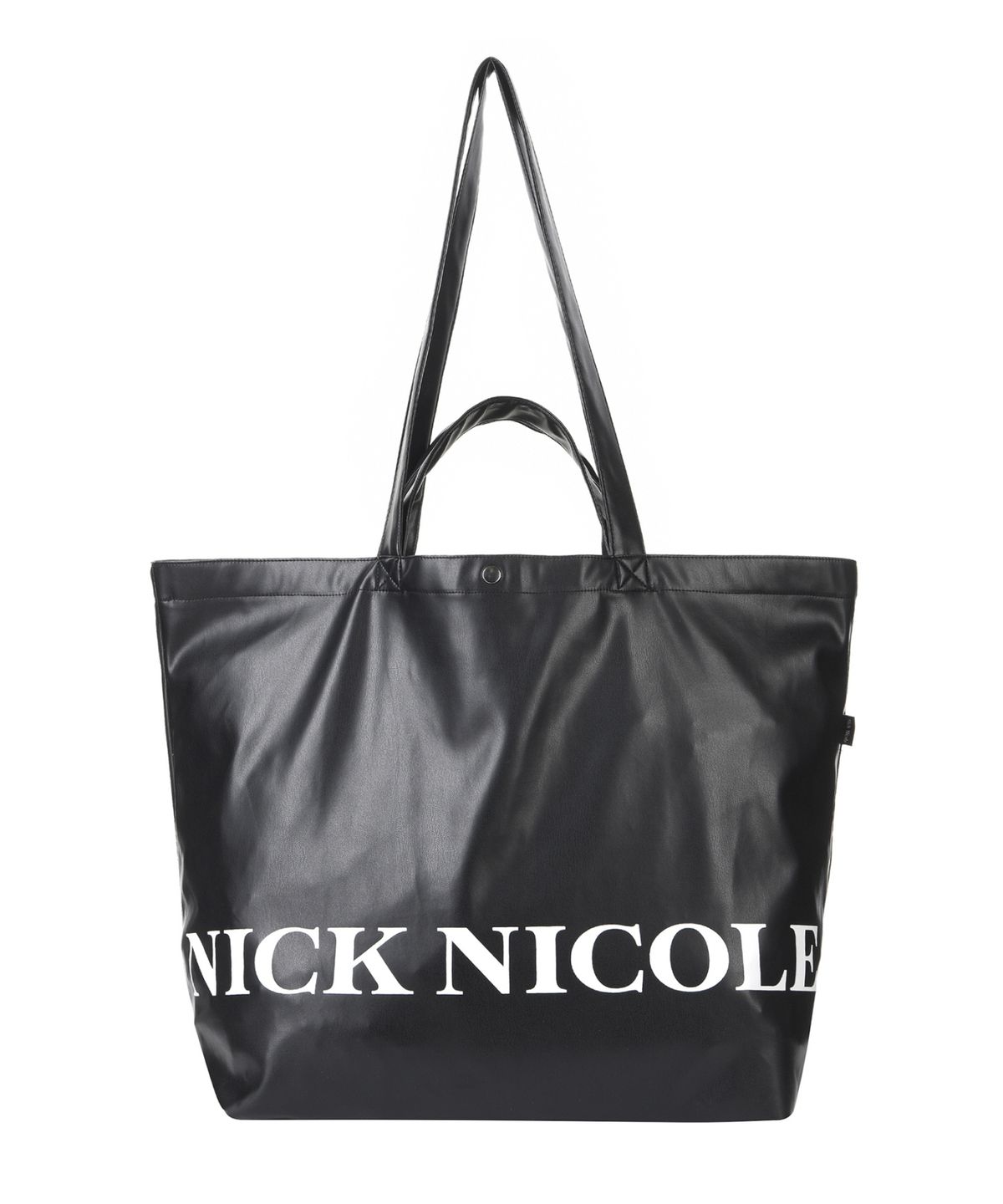 닉앤니콜(NICK&NICOLE) NICOLE LEATHER SHOPPER BAG_BLACK