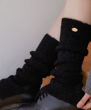 soft cozy leg warmer (F004_black)