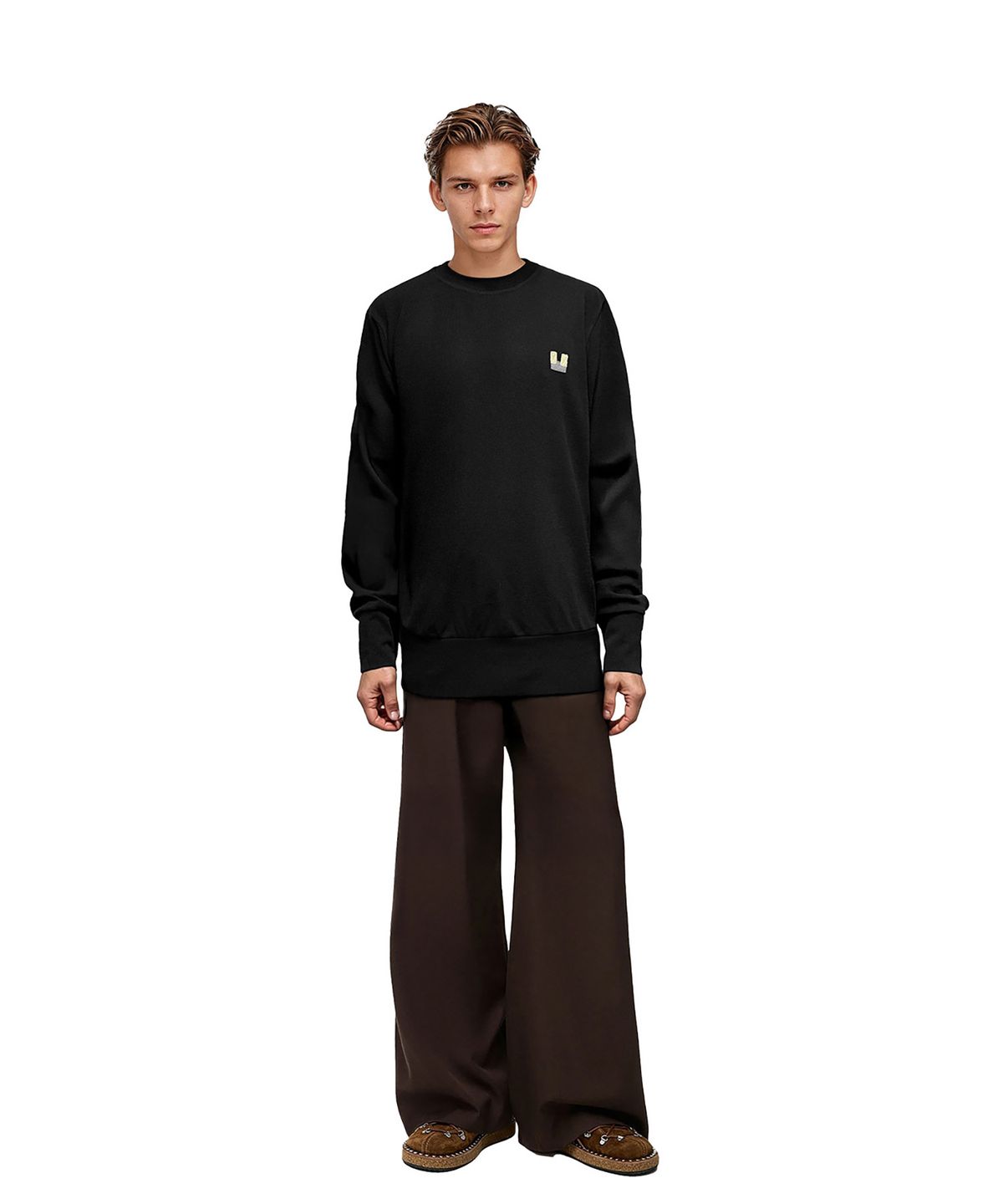 아플라프(AFLAF) M SWEATSHIRT 019 Essential BLACK