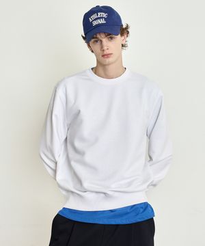 CP 맨투맨 티셔츠 화이트 LYTS0104