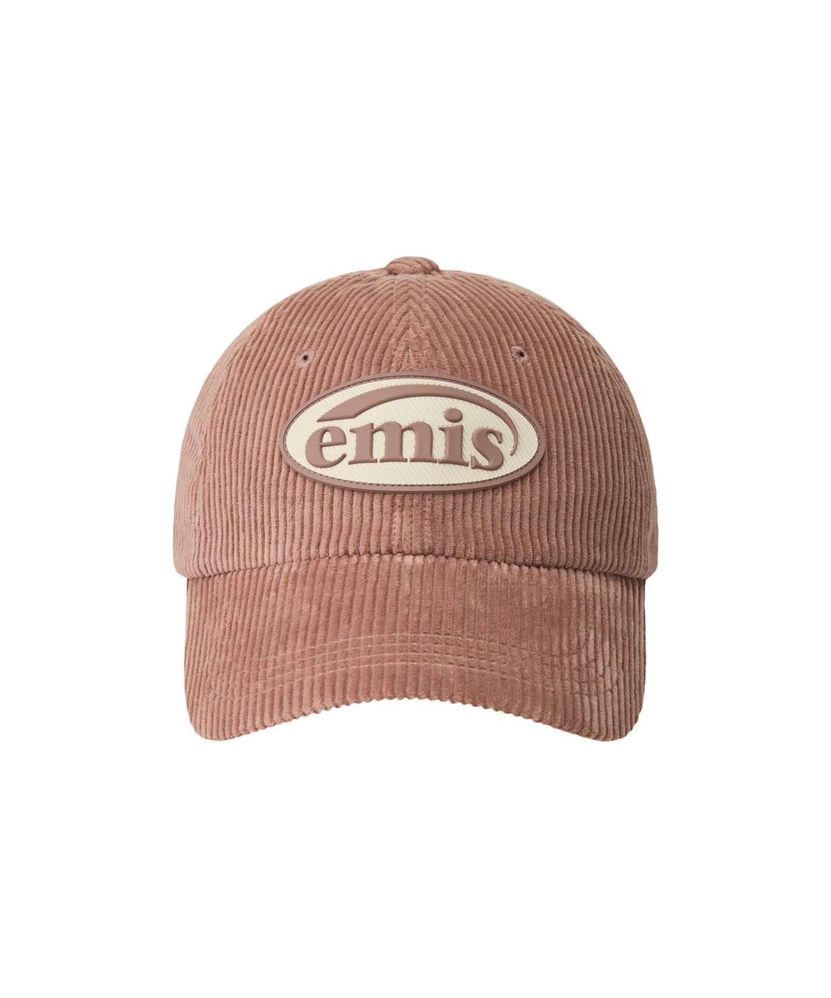 이미스(EMIS) RUBBER PATCH CORDUROY BALL CAP-PINK